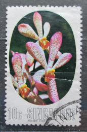 Potovn znmka Singapur 1976 Orchidej Mi# 250