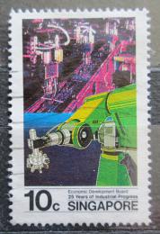 Potovn znmka Singapur 1986 Prmyslov robot Mi# 505 - zvtit obrzek
