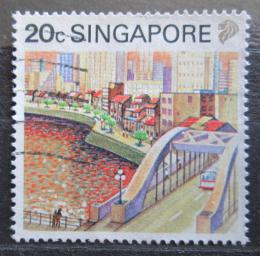 Poštovní známka Singapur 1990 Øeka Singapore Mi# 600