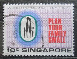 Potovn znmka Singapur 1974 Plnovn rodiny Mi# 218