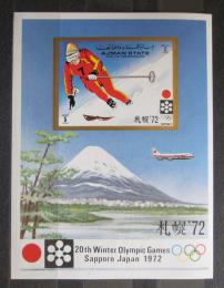 Poštovní známka Adžmán 1971 ZOH Sapporo Mi# Block 335 Kat 10€