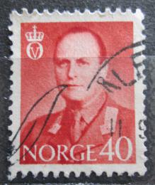 Poštovní známka Norsko 1958 Král Olav V. Mi# 420