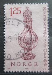 Poštovní známka Norsko 1976 Støíbrná cukøenka Mi# 722