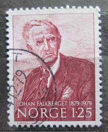 Poštovní známka Norsko 1979 Johan Falkberget, spisovatel Mi# 797