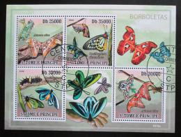 Poštovní známky Svatý Tomáš 2009 Motýli Mi# 4108-11 Kat 12€ - zvìtšit obrázek