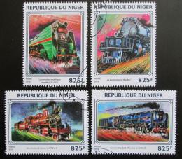 Potovn znmky Niger 2016 Parn lokomotivy Mi# 4442-45 Kat 13