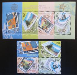 Poštovní známky Makedonie 2005 Evropa CEPT Mi# 370-73, Block 13 Kat 60€