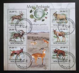 Potovn znmky Mosambik 2010 Antilopy a gazely Mi# 3554-59