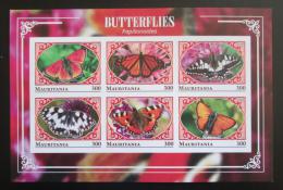 Poštovní známky Mauritánie 2018 Motýli neperf. Mi# N/N