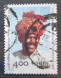 Poštovní známka Indie 1988 Domorodec Mi# 1139