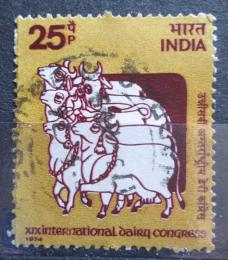 Potovn znmka Indie 1974 Kongres mlkrenskho prmyslu Mi# 613