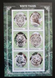 Poštovní známky Mauritánie 2018 Tygr indický neperf. Mi# N/N