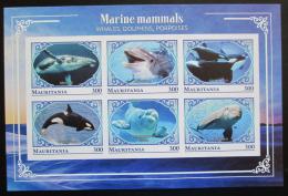 Poštovní známky Mauritánie 2018 Moøští savci neperf. Mi# N/N