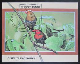 Poštovní známka Benin 1999 Ptáci Mi# Block 45