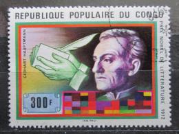 Poštovní známka Kongo 1978 Gerhart Hauptmann, spisovatel Mi# 624