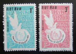 Poštovní známky Vietnam 1986 Mezinárodní rok míru Mi# 1741-42