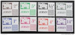 Potovn znmky Potovn znmky Jersey 1971 Vplatn Mi# 7-14