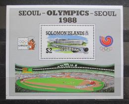Poštovní známka Šalamounovy ostrovy 1988 LOH Soul Mi# Block 26