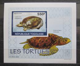 Poštovní známka Togo 2010 Želvy neperf. DELUXE Mi# 3427 B Block