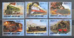 Poštovní známky Guinea-Bissau 2005 Parní lokomotivy Mi# 3028-33 Kat 11€