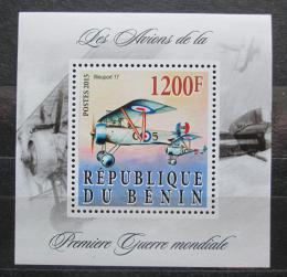 Poštovní známka Benin 2015 Letadlo Nieuport 17 Mi# N/N