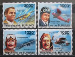 Poštovní známky Burundi 2011 Historie letectví Mi# 2210-13 Kat 9.50€