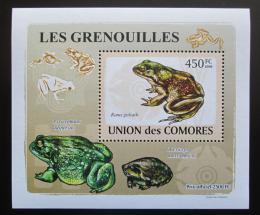 Poštovní známka Komory 2009 Žáby DELUXE Mi# 2166 Block