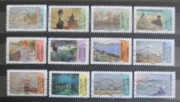 Poštovní známky Francie 2013 Umìní, impresionismus Mi# 5562-73 Kat 14€