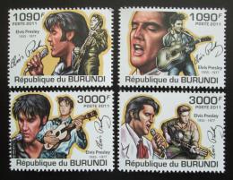 Poštovní známky Burundi 2011 Elvis Presley Mi# 2266-69 Kat 9.50€