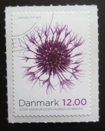 Poštovní známka Dánsko 2012 Chrpa èekánek Mi# 1715