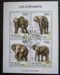 Poštovní známky Pobøeží Slonoviny 2014 Sloni Mi# 1609-12 Kat 8.50€