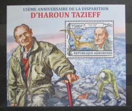 Poštovní známka Burundi 2013 Dinosauøi, Tazieff Mi# Block 350 Kat 9€