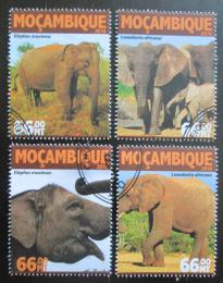 Potovn znmky Mosambik 2016 Sloni Mi# 8149-52 Kat 15