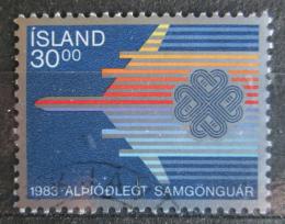 Poštovní známka Island 1983 Svìtový rok komunikace Mi# 605