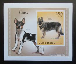 Poštovní známka Guinea-Bissau 2010 Psi DELUXE neperf. Mi# 5066 B Block
