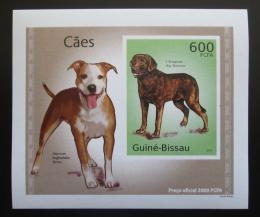 Poštovní známka Guinea-Bissau 2010 Psi DELUXE neperf. Mi# 5068 B Block