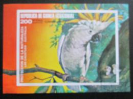 Poštovní známka Rovníková Guinea 1974 Papoušek Mi# Block 150