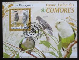 Potovn znmka Komory 2009 Papouci Mi# Block 521 Kat 15 - zvtit obrzek