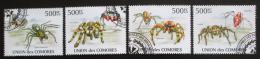 Poštovní známky Komory 2009 Pavouci Mi# 2677-80 Kat 9€ - zvìtšit obrázek