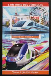 Poštovní známka Džibutsko 2015 Moderní lokomotivy Mi# N/N