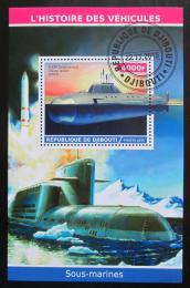 Potovn znmka Dibutsko 2015 Ponorky Mi# N/N - zvtit obrzek