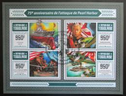 Poštovní známky Togo 2016 Útok na Pearl Harbor, 75. výroèí Mi# 7300-03 Kat 15€