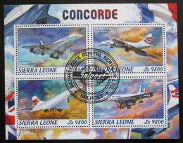 Potovn znmky Sierra Leone 2018 Concorde Mi# 9669-72 Kat 11 - zvtit obrzek