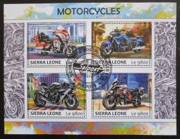 Potovn znmky Sierra Leone 2017 Motocykly Mi# 8665-68 Kat 11 - zvtit obrzek