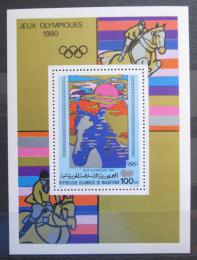 Poštovní známka Mauritánie 1980 LOH Moskva, parkur Mi# Block 27