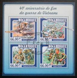 Poštovní známky Mosambik 2015 Vietnamská válka Mi# 7815-18 Kat 15€