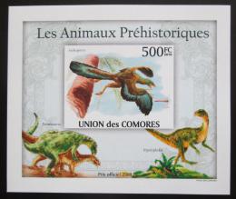 Poštovní známka Komory 2009 Dinosauøi DELUXE neperf. Mi# 2647 B Block