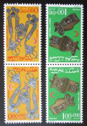 Poštovní známky Maroko 1967 Šperky Mi# 586-87 TB Kat 10€
