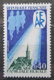 Poštovní známka Francie 1971 Rodinná pomoc zemi Mi# 1755
