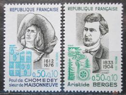 Poštovní známky Francie 1972 Osobnosti Mi# 1782-83
